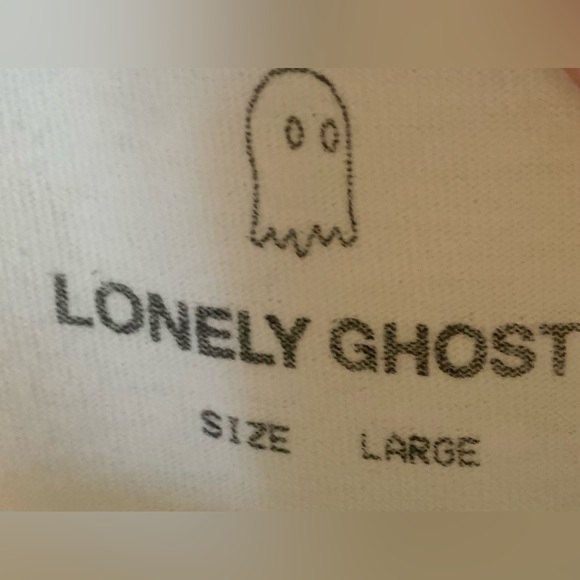 Lonely Ghost Who Is Indy Blue White Short Sleeve T-shirt | Size Medium - Picture 3 of 5